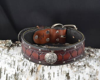 2. Viking Rune Collar w/ Concho