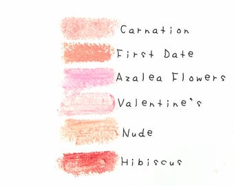 Vegan Tinted Lip Balm. All Natural Lip Tint. Unscented