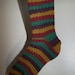 Handknitted Socks in Autumn Colours