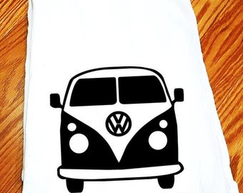 Kitchen Flour Sack Towel Volkswagen Bug