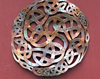 Celtic knot wall art | Etsy