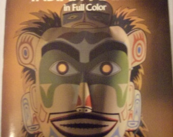 Vintage Indian Masks, Make Indian Masks, Vintage Masks, Cut out Masks, Masks book, Indian Masks book, cut out book, Indian masks.