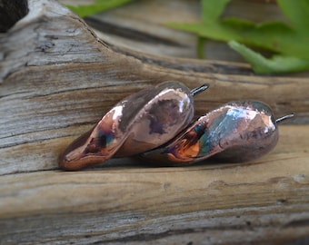 Handmade Porcelain Raku Twists