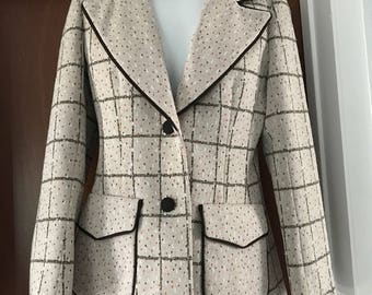 Vintage 60's Lilli Ann Knit Blazer/Jacket