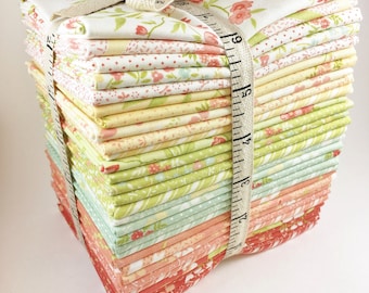 Ella and Ollie Fabric Fat Quarter Bundle - Fig Tree Fabric Bundle - Moda Fabric - 30pc
