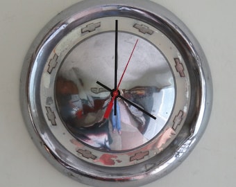 1955 Chevy Hubcap Clock - Item 2627