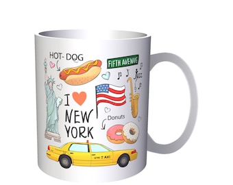 I Love New York Funny Novelty New Mug k96
