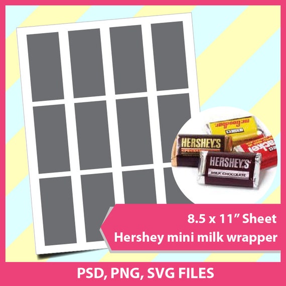 free hershey candy bar wrapper templates download