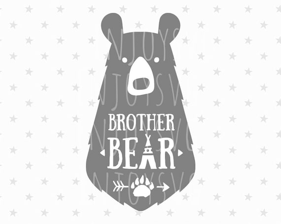 Download Brother Bear SVG File Brother Bear SVG Bear family svg Baby