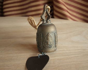 Vintage Ornate Solid Brass Bell