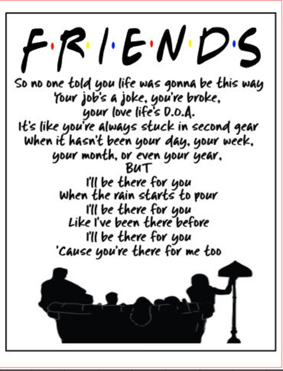 Digital Friends TV Show Song Lyrics Printable Wall Art   Il 570xN.1349584799 3xhq 