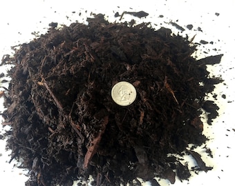5 Quarts Aged Medium Fir Bark for Bonsai/Succulent/Cactus & Seed Starting Soils