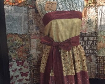 French Market Apron Plum