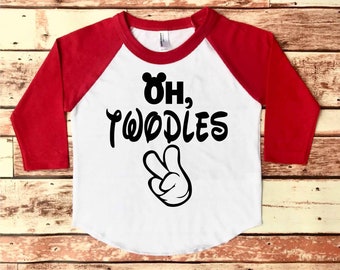 Oh Twodles Shirt, Oh Twodles, Mickey Mouse Birthday Shirt, Mickey Mouse Birthday Shirt Boy, Mickey Mouse Birthday, 2nd Birthday Shirt