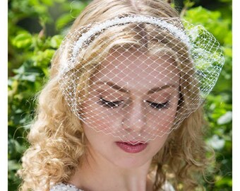 Becky - Birdcage veil
