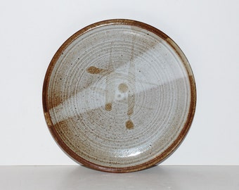 Mid Century Modern Pottery Charger Plate