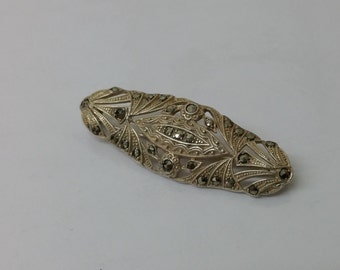Art Nouveau brooch with Markasiten SB228