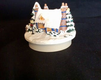 Thomas Kinkade painter of Light #9803 Stonehearth Hutch