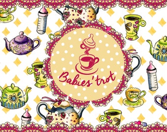 Illustrated book for your blog or website banner
