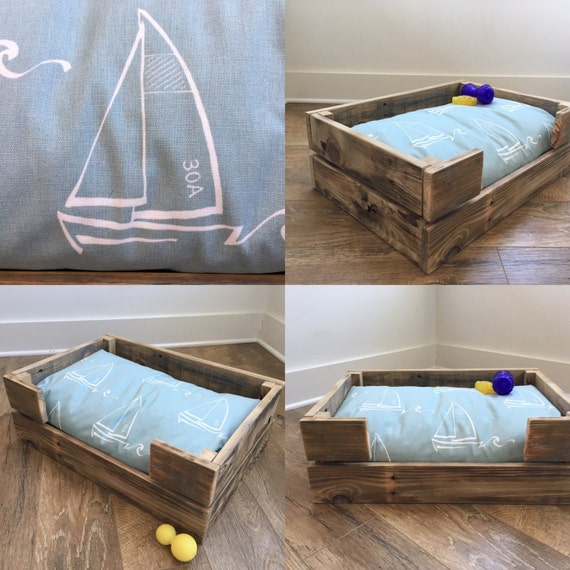 Reclaimed Wood Dog/Cat Pet Bed-Dog crate-Cat Crate-Dog bed for