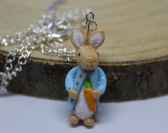 Peter Rabbit Charm Necklace