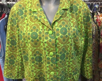 1960' MOD style short jacket. Size L/XL.