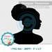 Silhouette African Woman Clip Art | PNG Image | Designer Resources | Silhouettes | African Clip Art | Instant Digital Download Clip Art