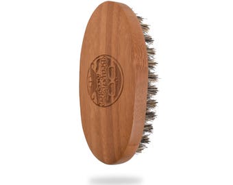 Boar Bristle Bamboo Beard Brush by Beaver Scooter