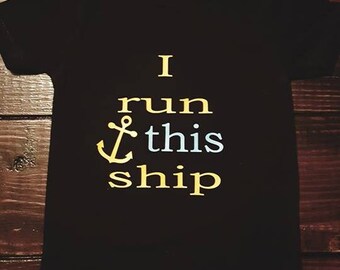 I run this ship t-shirt