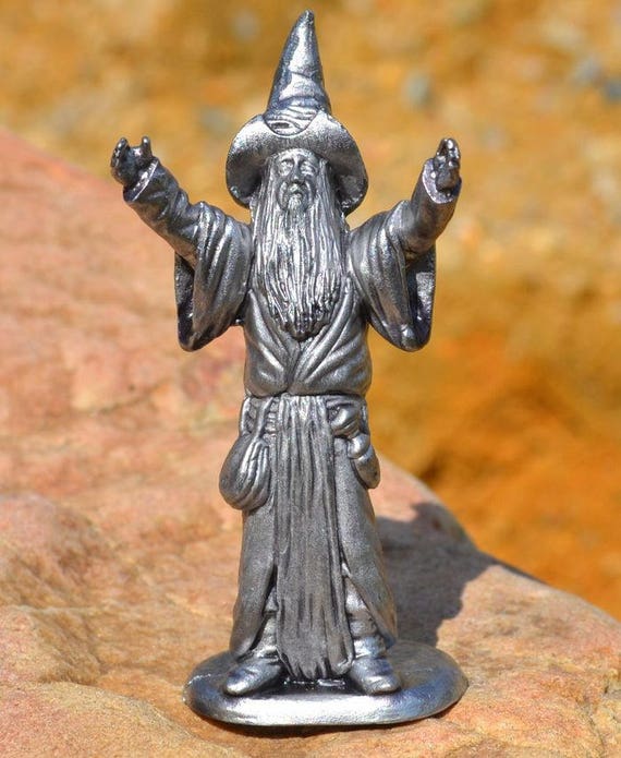 WIZARD TIN FIGURE Merlin Magic Magical collectible collectors