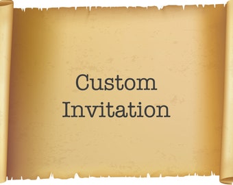 Custom Invitation - Customize Invitation