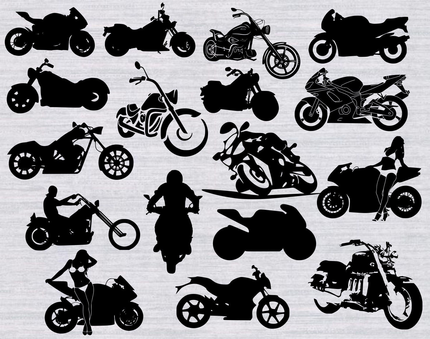 Download Motorcycle SVG Bundle Biker svg Motorcycle clipart svg