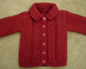 Cranberry Child's Sweater