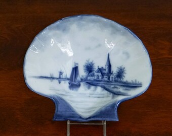 German Delph Soap Dish Tea Bag Holder Spoon Rest
