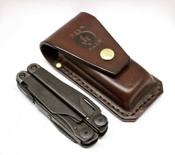 Leatherman multitool leather sheath Surge 300 pouch handmade
