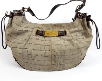 ETIENNE AIGNER Bag, Handbag Tote, Aigner Shoulder Bag, Genuine Leather, Made in Italy