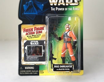 Star Wars Toy - Star Wars Gift for Men - Kenner Star Wars Lover Gift - Biggs Darklighter Figure - Vintage Action Figure Kids Toy