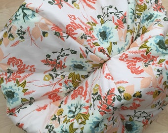 Stuffed Animal Storage Pillow Florals