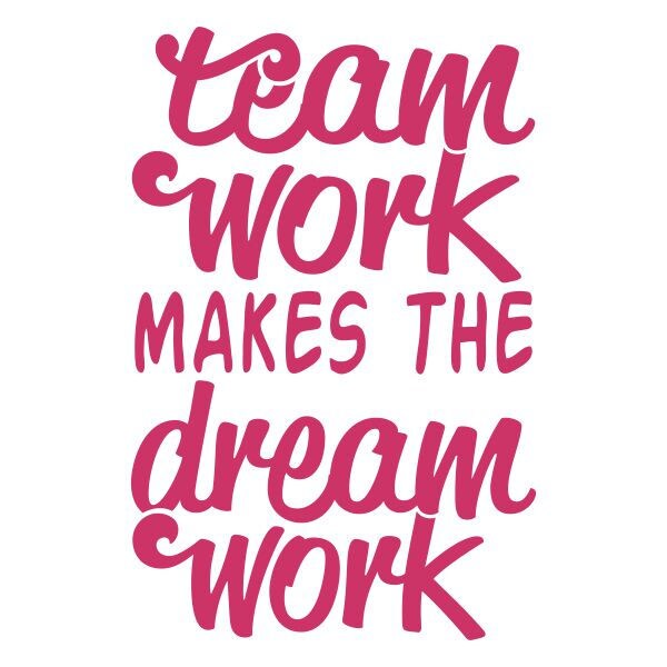 Download Team Work Makes The Dream Work Pack Cuttable Design SVG PNG
