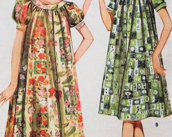 Vintage Muu Muu Sewing Pattern UNCUT Butterick 9946 Size 16 mumu muumuu nightgown