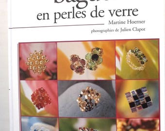 book nine glass beads - by Martine Hoerner rings
