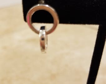 Sterling Silver Circle Studs