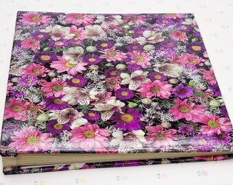 retro scrapbooking album floral scrapbook album gift for mother large scrapbook photo album diy scrapbook gift for her wedding scrapbook