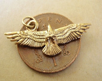 9ct Gold Eagle charm charms