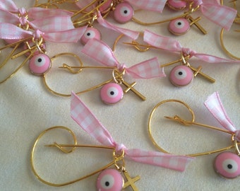 10Pcs Martyrika Bracelet-Witness pins- Martyrika Gold-For boy and girls-Baptism