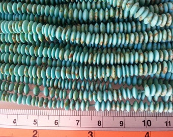 Set of 10 lines of Malachite bead