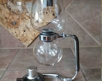 Very Unique Vintage Genuine HARIO Siphon Vacuum Coffee Maker, 3 Cup, Excellent Condition, Made in Japan, Easy to Disassemble for Cleaning