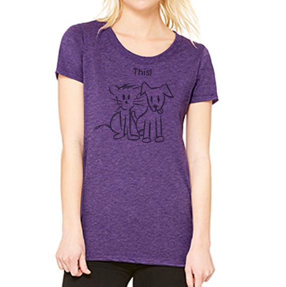 purple dog shirt supernatural