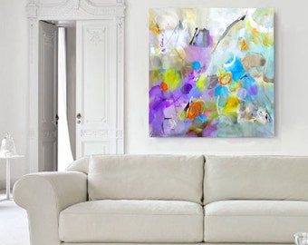 Abstract Art Original Painting Wall art Canvas Wall hanging