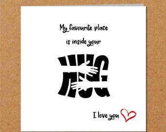 I LOVE YOU. Valentine, Anniversary, Birthday card. Girlfriend card, boyfriend card, husband card, wife card. Hug and hugging.